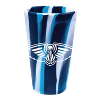 Wholesale-New Orleans Pelicans Color 16 oz Silicone Pint Glass