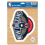 Wholesale-New Orleans Pelicans Die Cut Logo Magnet 6.25" x 9"