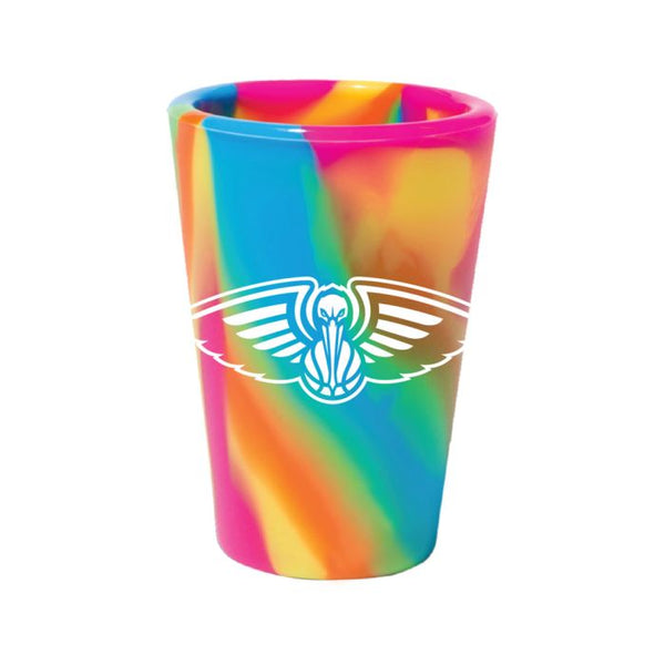 Wholesale-New Orleans Pelicans Hippie Hops 1.5oz Silicone Shot Glass