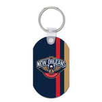 Wholesale-New Orleans Pelicans Metal Key Ring - Aluminum