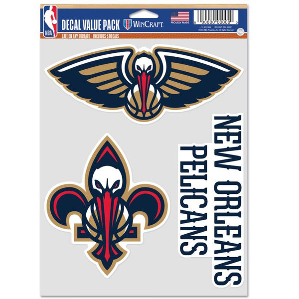 Wholesale-New Orleans Pelicans Multi Use 3 Fan Pack