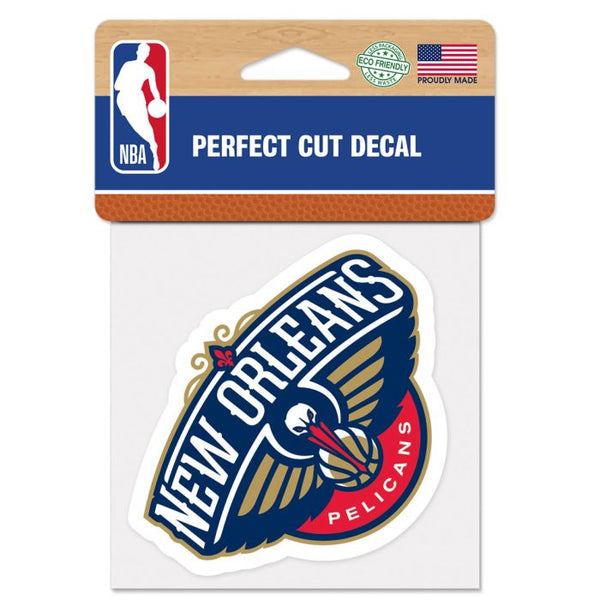 Wholesale-New Orleans Pelicans Perfect Cut Color Decal 4" x 4"