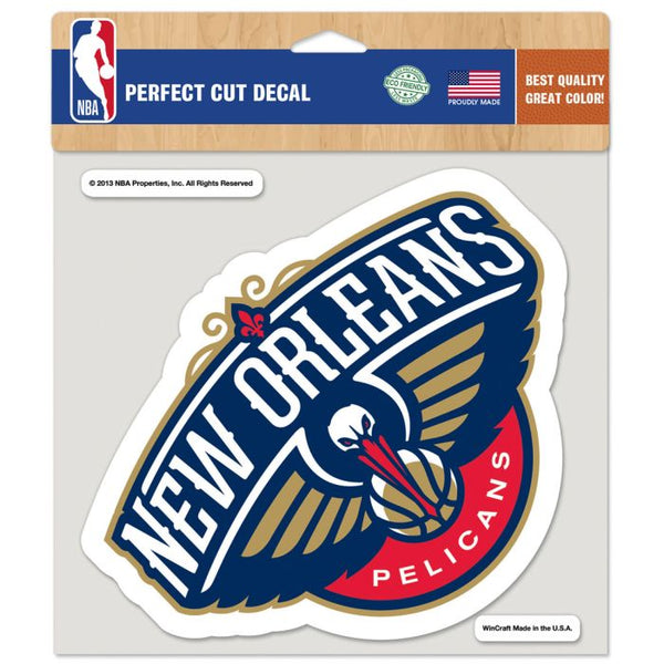 Wholesale-New Orleans Pelicans Perfect Cut Color Decal 8" x 8"