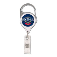 Wholesale-New Orleans Pelicans Retrct 2S Prem Badge Holders