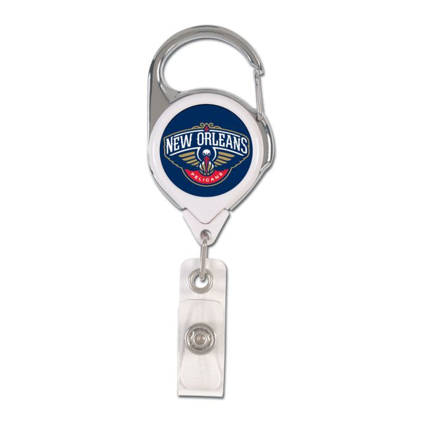 Wholesale-New Orleans Pelicans Retrct 2S Prem Badge Holders