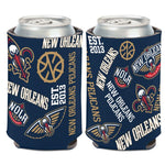 Wholesale-New Orleans Pelicans Scatter Can Cooler 12 oz.