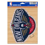 Wholesale-New Orleans Pelicans Shimmer Decals 5" x 7"