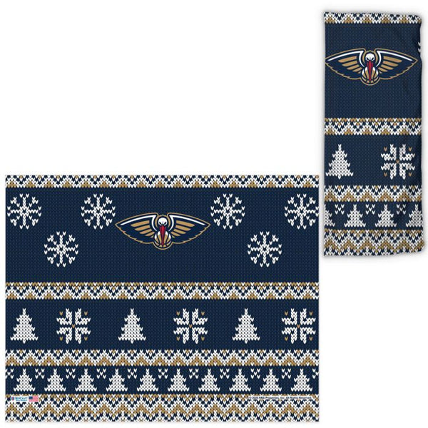 Wholesale-New Orleans Pelicans / Ugly Sweater Ugly Sweater Fan Wraps