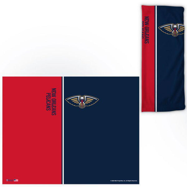 Wholesale-New Orleans Pelicans Vertical Split Fan Wraps