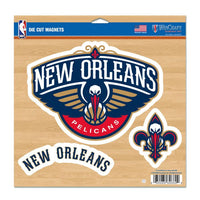 Wholesale-New Orleans Pelicans Vinyl Magnet 11" x 11"