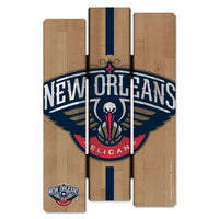 Wholesale-New Orleans Pelicans Wood Fence Sign