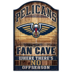 Wholesale-New Orleans Pelicans Wood Sign 11" x 17" 1/4" thick