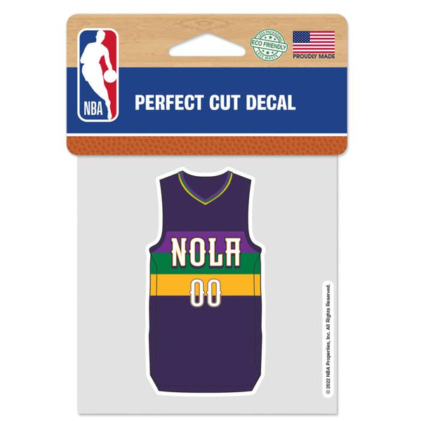 Wholesale-New Orleans Pelicans city Perfect Cut Color Decal 4" x 4"