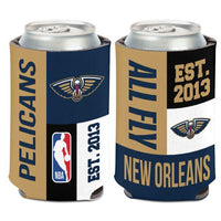 Wholesale-New Orleans Pelicans color block Can Cooler 12 oz.