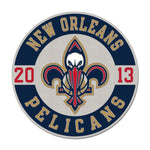 Wholesale-New Orleans Pelicans round est Collector Enamel Pin Jewelry Card