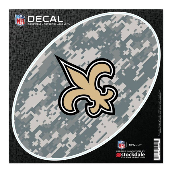 Wholesale-New Orleans Saints CAMO All Surface Decal 6" x 6"