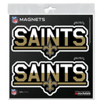 Wholesale-New Orleans Saints COLOR DUO Outdoor Magnets 6" x 6"