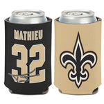 Wholesale-New Orleans Saints Can Cooler 12 oz. Tyrann Mathieu