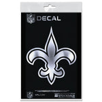 Wholesale-New Orleans Saints Decal Metallic 3" x 5"