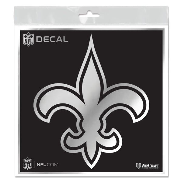 Wholesale-New Orleans Saints Decal Metallic 6" x 6"