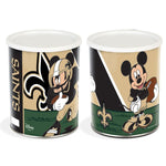 Wholesale-New Orleans Saints / Disney MICKEY MOUSE Gift Tin 1 Gallon