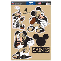 Wholesale-New Orleans Saints / Disney Mickey Mouse Multi-Use Decal 11" x 17"