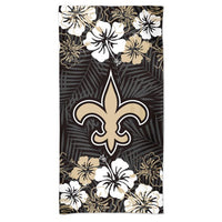 Wholesale-New Orleans Saints FLORAL Spectra Beach Towel 30" x 60"