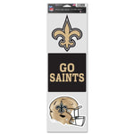 Wholesale-New Orleans Saints Fan Decals 3.75" x 12"