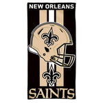 Wholesale-New Orleans Saints Fiber Beach Towel 9lb 30" x 60"