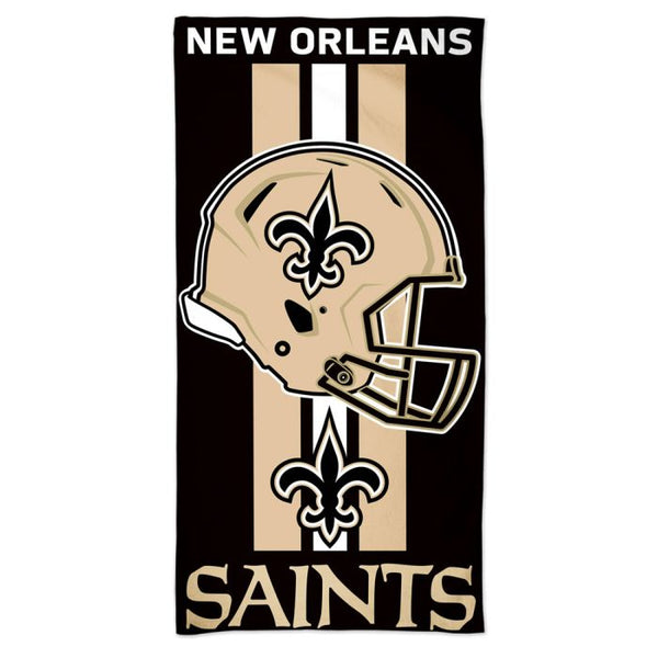 Wholesale-New Orleans Saints Fiber Beach Towel 9lb 30" x 60"