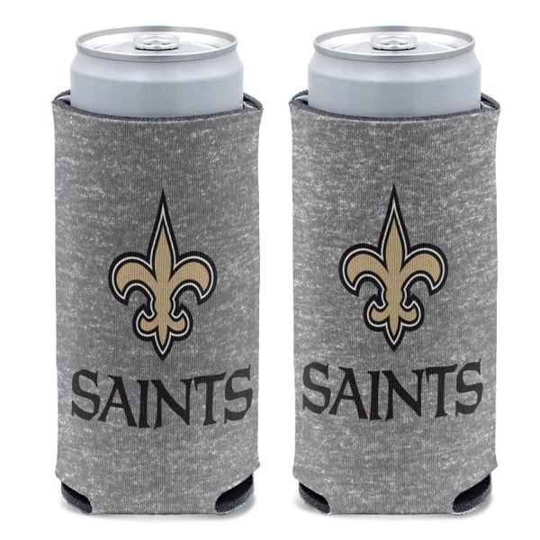 Wholesale-New Orleans Saints Heather 12 oz Slim Can Cooler