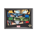 Wholesale-New Orleans Saints / Marvel (C) 2021 Marvel Metal Magnet 2.5" x 3.5"