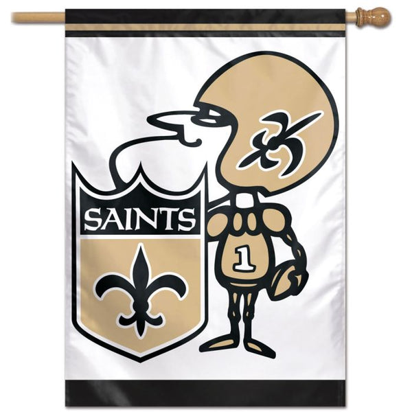 Wholesale-New Orleans Saints Mascot Vertical Flag 28" x 40"