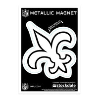 Wholesale-New Orleans Saints Metallic Magnets 3" x 5"