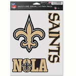 Wholesale-New Orleans Saints Multi Use 3 Fan Pack