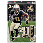 Wholesale-New Orleans Saints Multi-Use Decal 11" x 17" Alvin Kamara