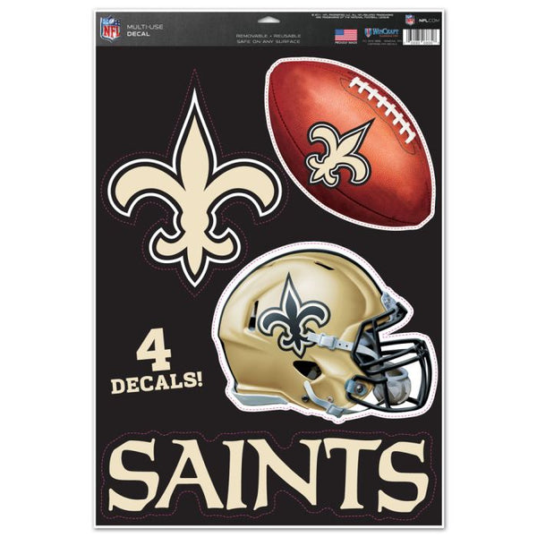 Wholesale-New Orleans Saints Multi-Use Decal 11" x 17"