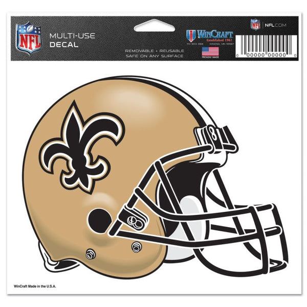 Wholesale-New Orleans Saints Multi-Use Decal -Clear Bckrgd 5" x 6"