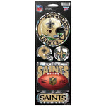 Wholesale-New Orleans Saints Prismatic Decal 4" x 11"