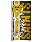 Wholesale-New Orleans Saints Retro Spectra Beach Towel 30" x 60"