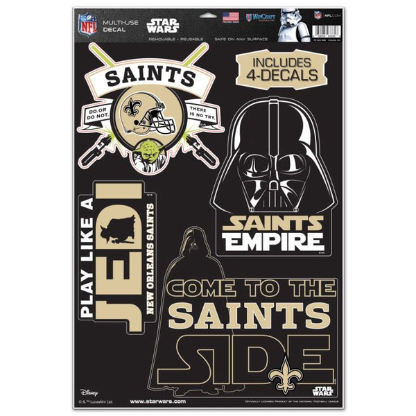 Wholesale-New Orleans Saints / Star Wars Star Wars Multi-Use Decal 11" x 17"