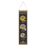 Wholesale-New Orleans Saints Wool Banner 8" x 32"