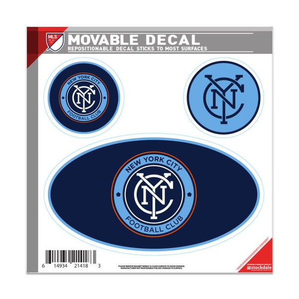 Wholesale-New York City FC All Surface Decal 6" x 6"