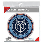 Wholesale-New York City FC Decal Glitter 6" x 6"