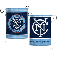 Wholesale-New York City FC Logo Garden Flags 2 sided 12.5" x 18"