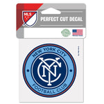 Wholesale-New York City FC Perfect Cut Color Decal 4" x 4"