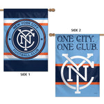 Wholesale-New York City FC Vertical Flag 2 Sided 28" x 40"