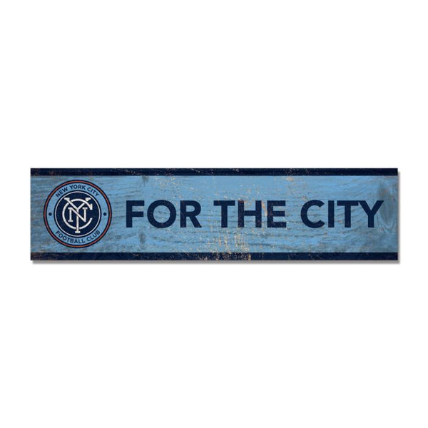 Wholesale-New York City FC Wooden Magnet 1.5" X 6"