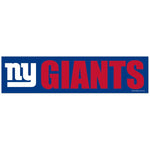 Wholesale-New York Giants Bumper Strip 3" x 12"