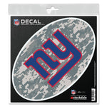 Wholesale-New York Giants CAMO All Surface Decal 6" x 6"